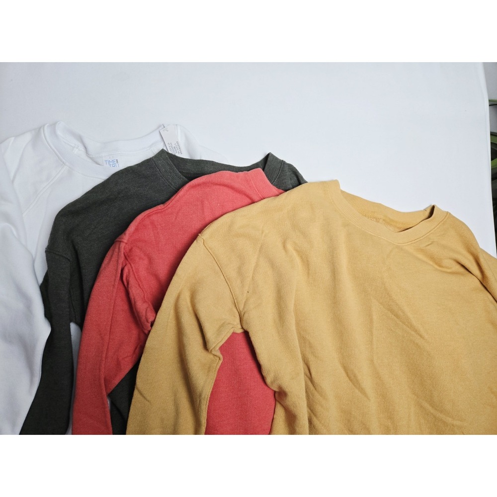 Time & Tru Sweatshirt Lot blank size Large/ Med Fall Autumn Colors NWOT pullover